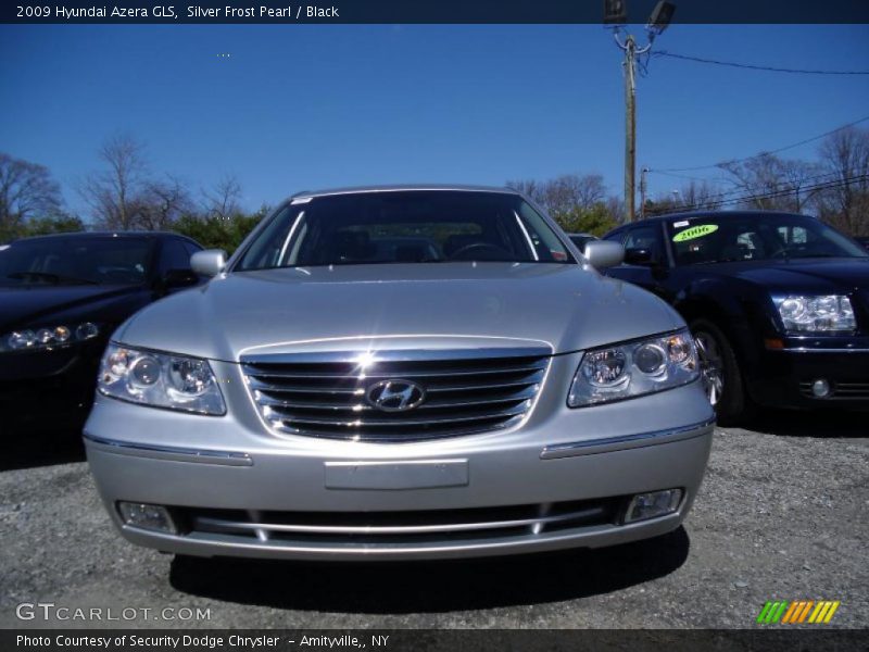 Silver Frost Pearl / Black 2009 Hyundai Azera GLS