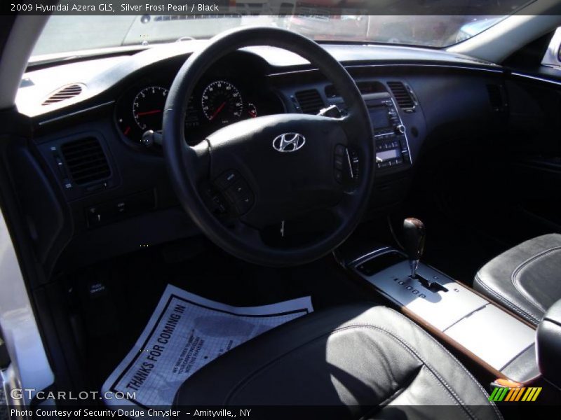 Silver Frost Pearl / Black 2009 Hyundai Azera GLS