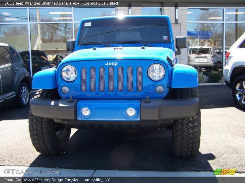 Cosmos Blue / Black 2011 Jeep Wrangler Unlimited Sahara 4x4