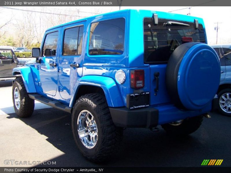 Cosmos Blue / Black 2011 Jeep Wrangler Unlimited Sahara 4x4