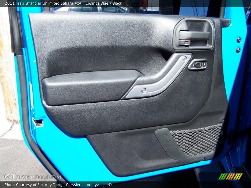 Cosmos Blue / Black 2011 Jeep Wrangler Unlimited Sahara 4x4