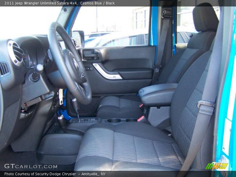 Cosmos Blue / Black 2011 Jeep Wrangler Unlimited Sahara 4x4