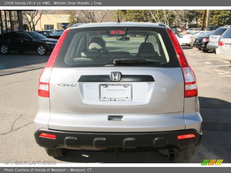 Whistler Silver Metallic / Gray 2008 Honda CR-V LX 4WD
