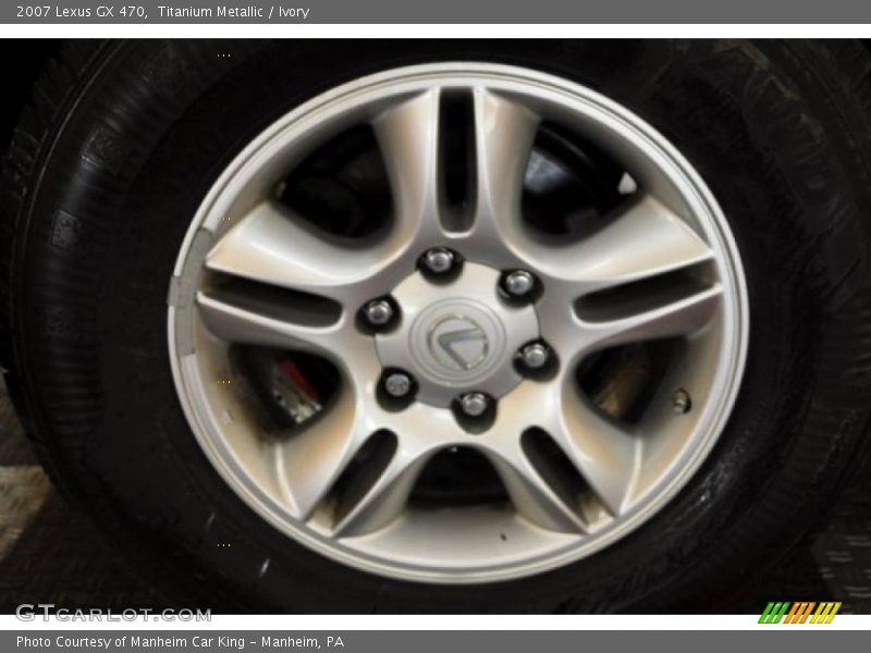 Titanium Metallic / Ivory 2007 Lexus GX 470