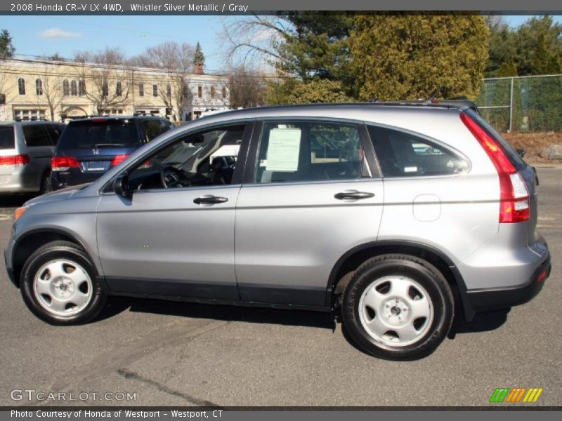 Whistler Silver Metallic / Gray 2008 Honda CR-V LX 4WD