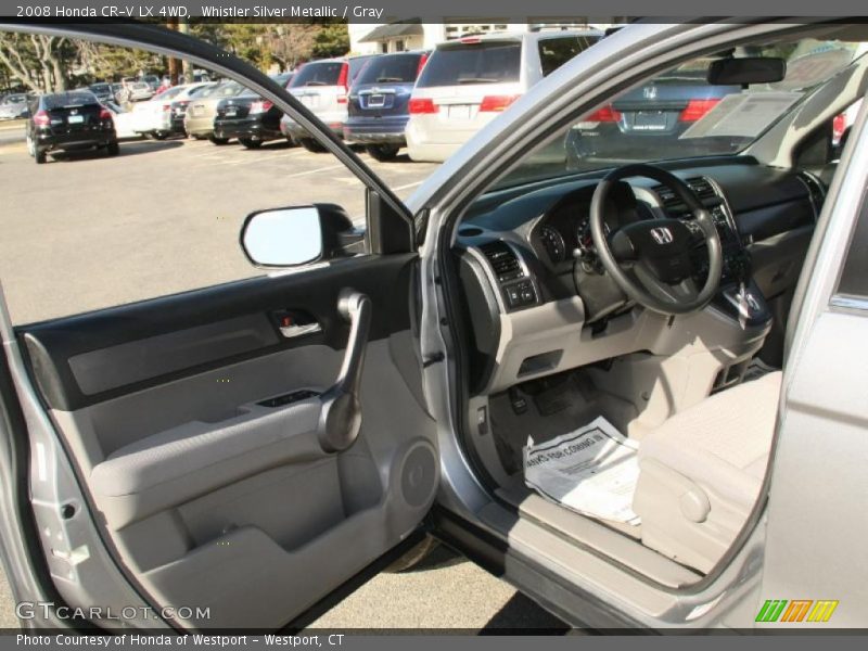 Whistler Silver Metallic / Gray 2008 Honda CR-V LX 4WD