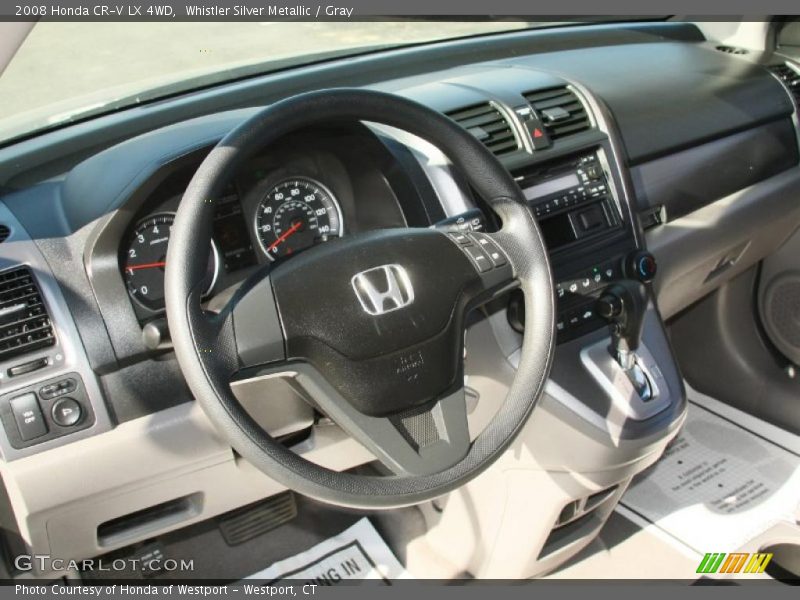 Whistler Silver Metallic / Gray 2008 Honda CR-V LX 4WD
