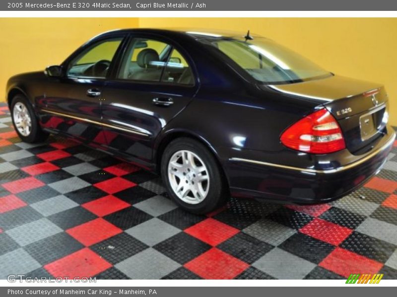 Capri Blue Metallic / Ash 2005 Mercedes-Benz E 320 4Matic Sedan