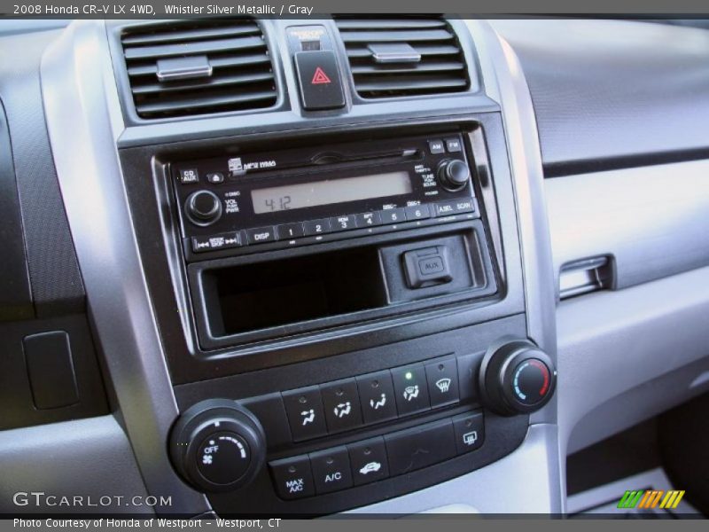 Whistler Silver Metallic / Gray 2008 Honda CR-V LX 4WD