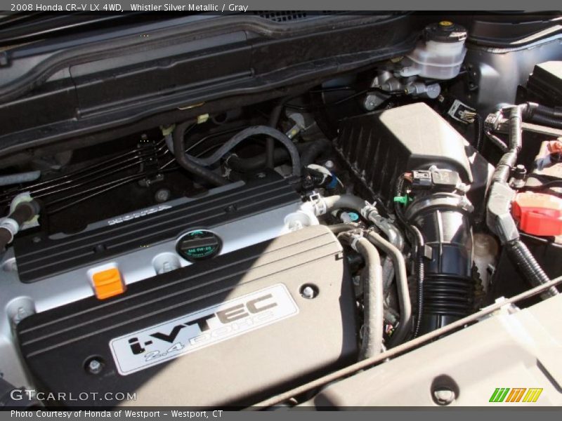 Whistler Silver Metallic / Gray 2008 Honda CR-V LX 4WD
