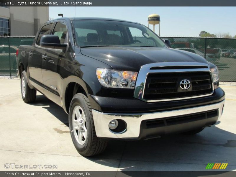 Black / Sand Beige 2011 Toyota Tundra CrewMax