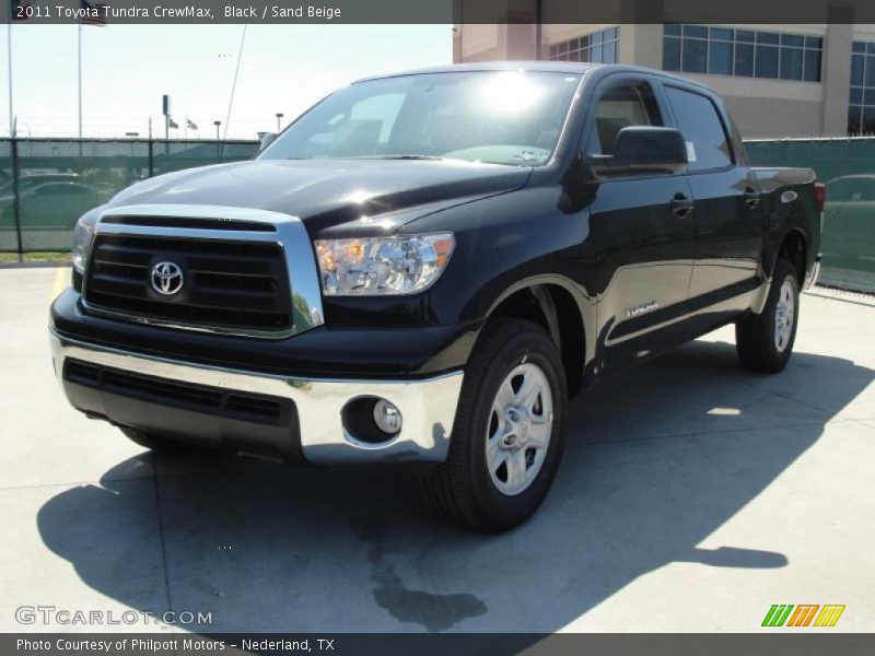 Black / Sand Beige 2011 Toyota Tundra CrewMax