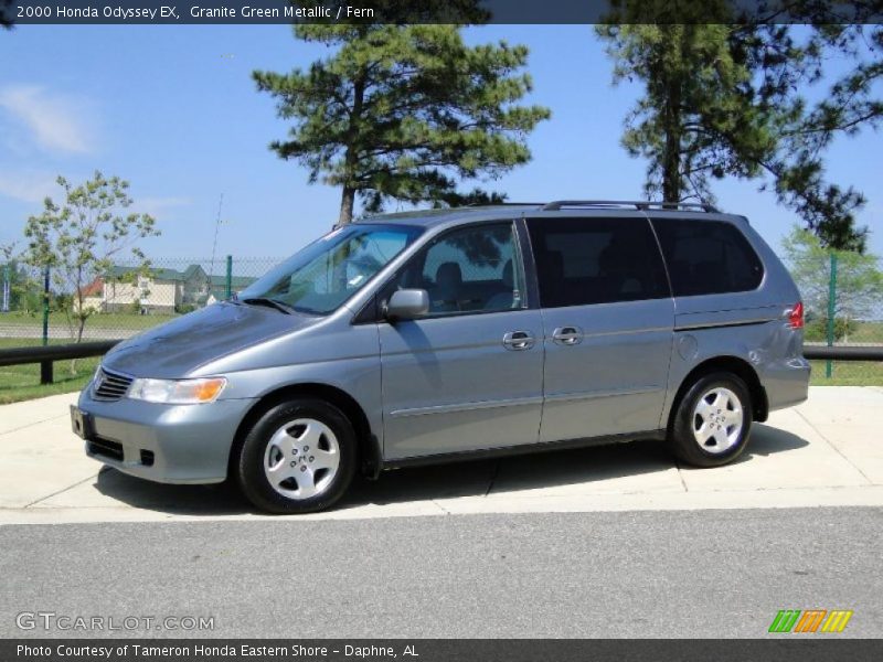 Granite Green Metallic / Fern 2000 Honda Odyssey EX