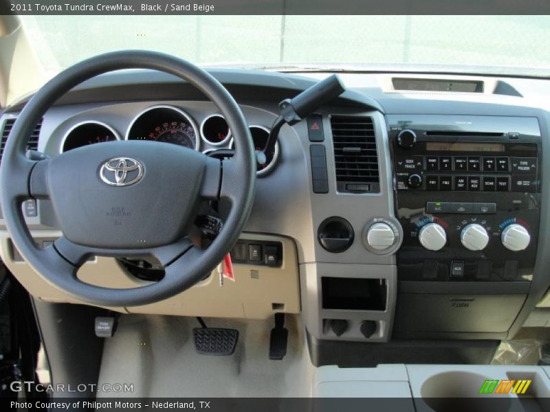 Black / Sand Beige 2011 Toyota Tundra CrewMax