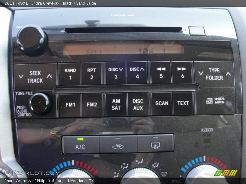Black / Sand Beige 2011 Toyota Tundra CrewMax