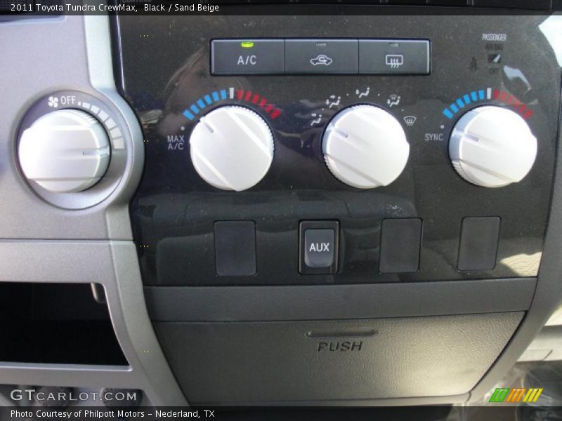 Black / Sand Beige 2011 Toyota Tundra CrewMax