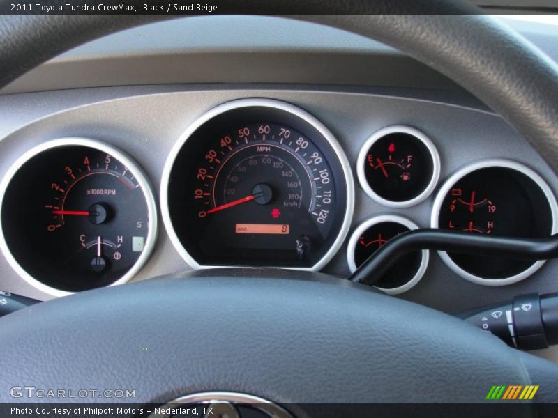 Black / Sand Beige 2011 Toyota Tundra CrewMax