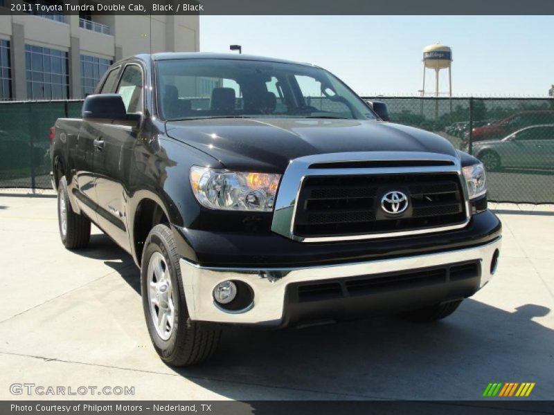 Black / Black 2011 Toyota Tundra Double Cab