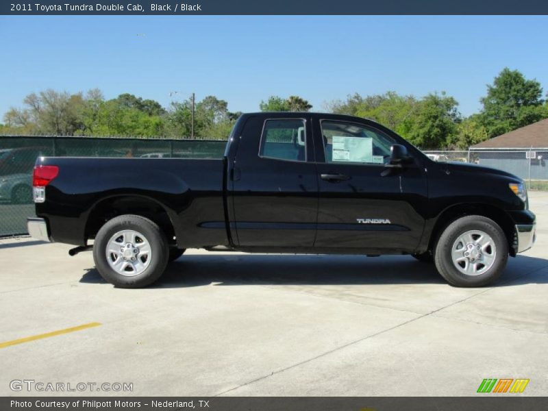 Black / Black 2011 Toyota Tundra Double Cab