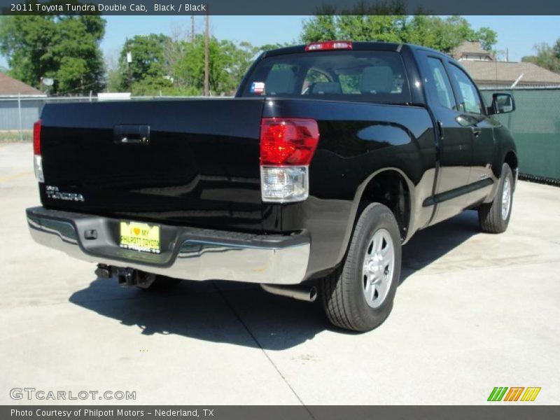 Black / Black 2011 Toyota Tundra Double Cab