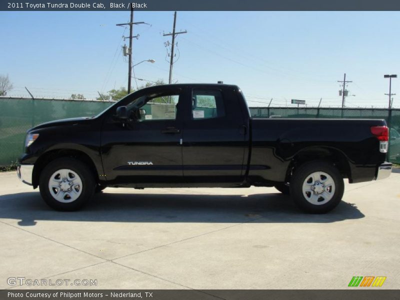 Black / Black 2011 Toyota Tundra Double Cab