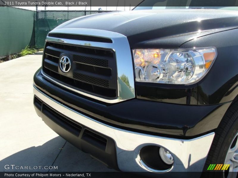 Black / Black 2011 Toyota Tundra Double Cab