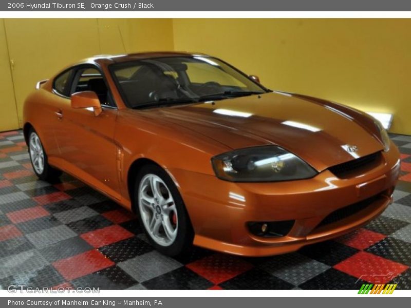 Orange Crush / Black 2006 Hyundai Tiburon SE
