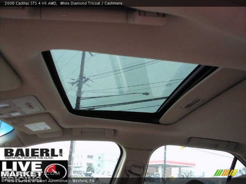 White Diamond Tricoat / Cashmere 2008 Cadillac STS 4 V6 AWD