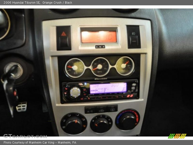 Orange Crush / Black 2006 Hyundai Tiburon SE