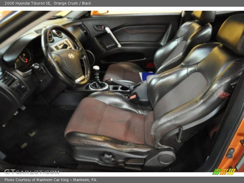 Orange Crush / Black 2006 Hyundai Tiburon SE