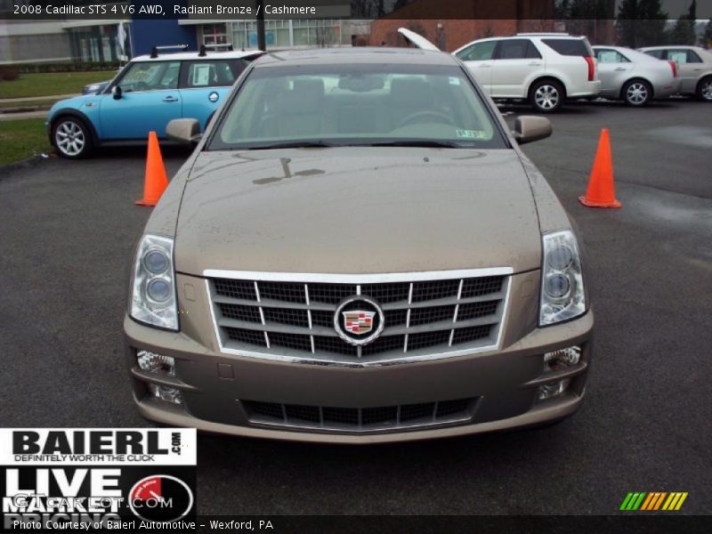 Radiant Bronze / Cashmere 2008 Cadillac STS 4 V6 AWD