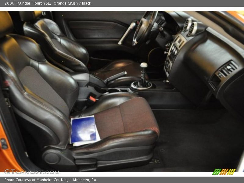 Orange Crush / Black 2006 Hyundai Tiburon SE
