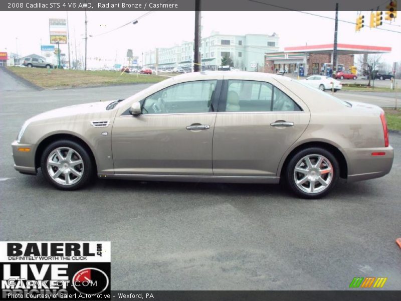 Radiant Bronze / Cashmere 2008 Cadillac STS 4 V6 AWD