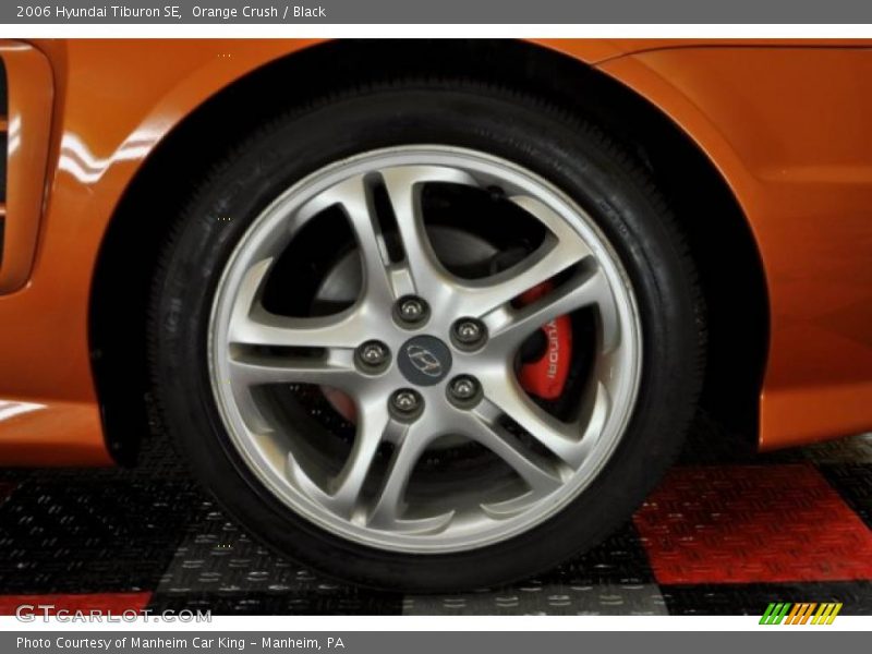 Orange Crush / Black 2006 Hyundai Tiburon SE