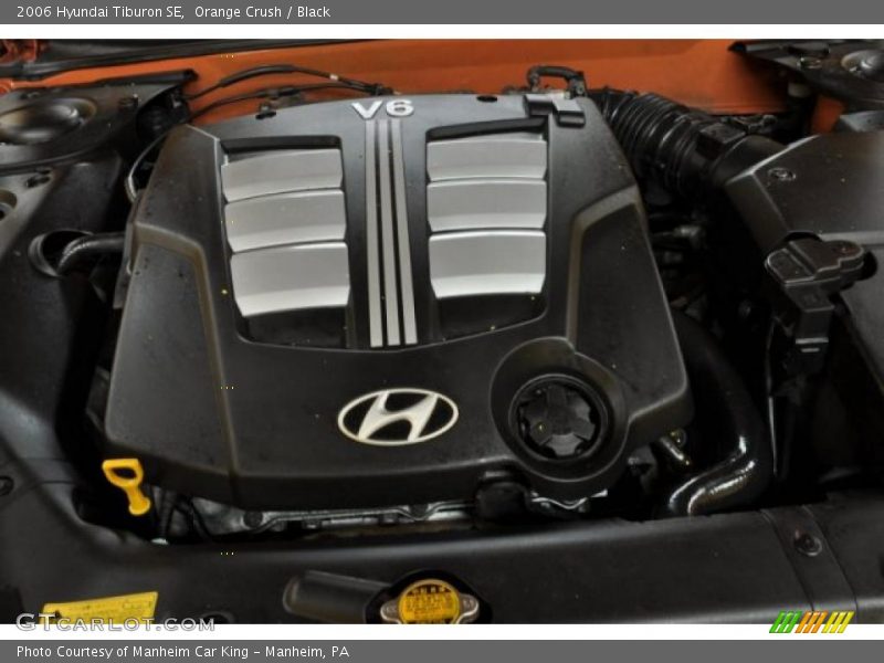 Orange Crush / Black 2006 Hyundai Tiburon SE