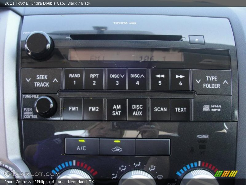 Black / Black 2011 Toyota Tundra Double Cab