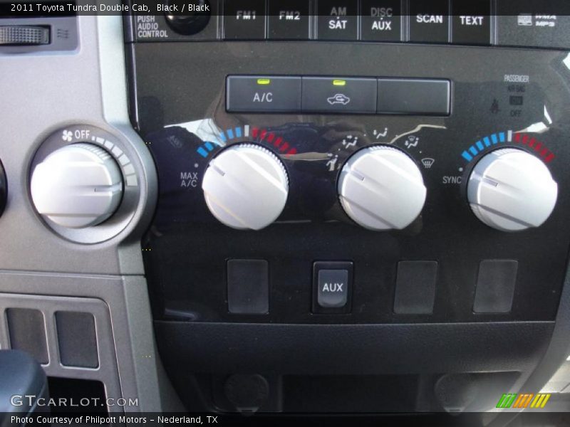 Black / Black 2011 Toyota Tundra Double Cab