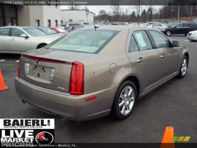 Radiant Bronze / Cashmere 2008 Cadillac STS 4 V6 AWD