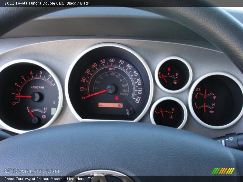 Black / Black 2011 Toyota Tundra Double Cab