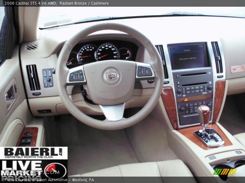 Radiant Bronze / Cashmere 2008 Cadillac STS 4 V6 AWD