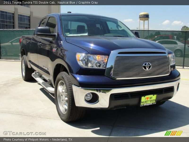 Nautical Blue / Graphite Gray 2011 Toyota Tundra TSS Double Cab