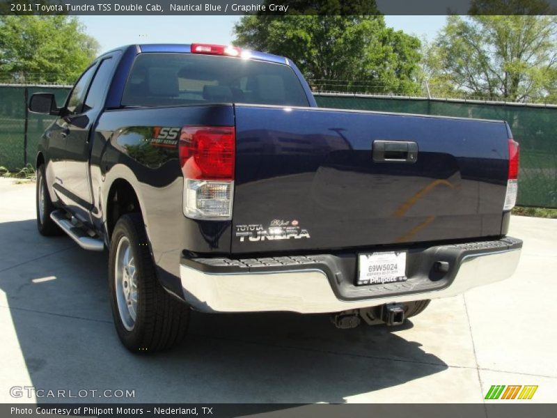 Nautical Blue / Graphite Gray 2011 Toyota Tundra TSS Double Cab