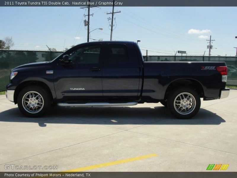Nautical Blue / Graphite Gray 2011 Toyota Tundra TSS Double Cab