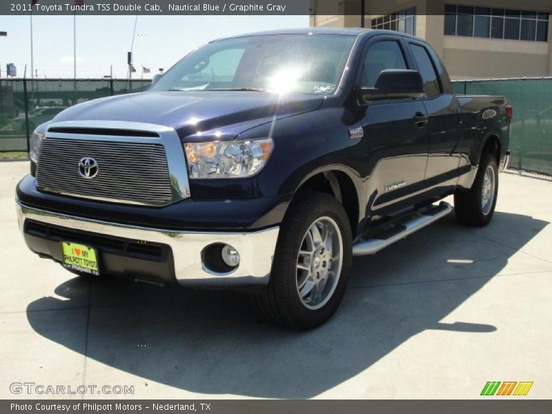 Nautical Blue / Graphite Gray 2011 Toyota Tundra TSS Double Cab