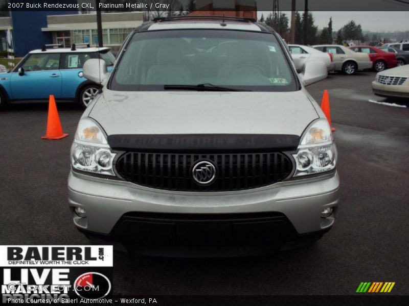 Platinum Metallic / Gray 2007 Buick Rendezvous CXL