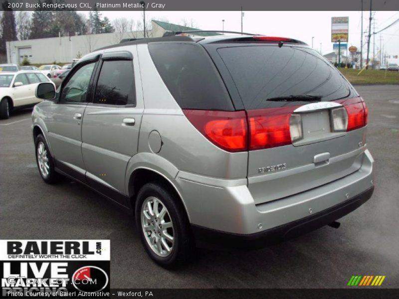 Platinum Metallic / Gray 2007 Buick Rendezvous CXL