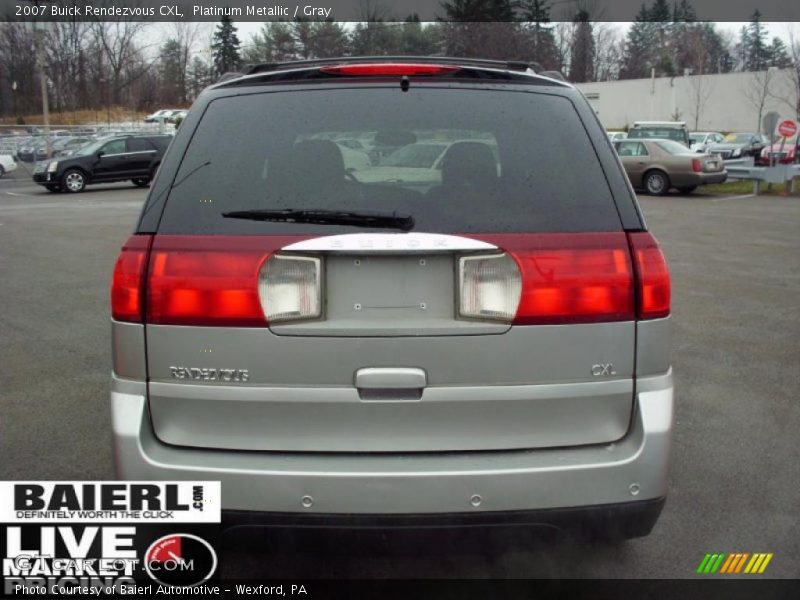 Platinum Metallic / Gray 2007 Buick Rendezvous CXL