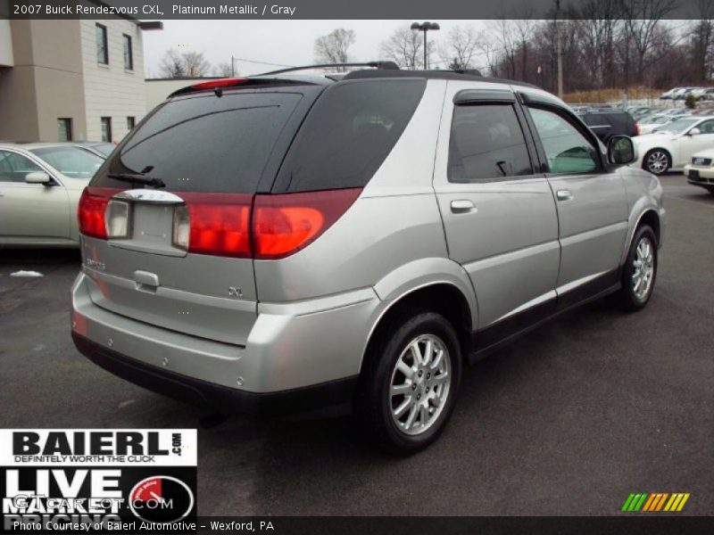 Platinum Metallic / Gray 2007 Buick Rendezvous CXL