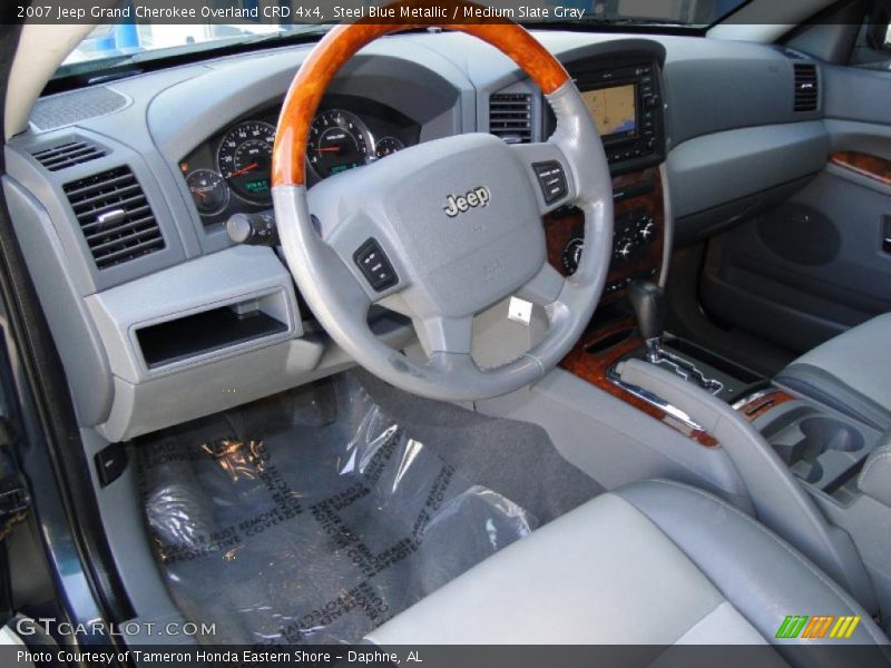  2007 Grand Cherokee Overland CRD 4x4 Medium Slate Gray Interior