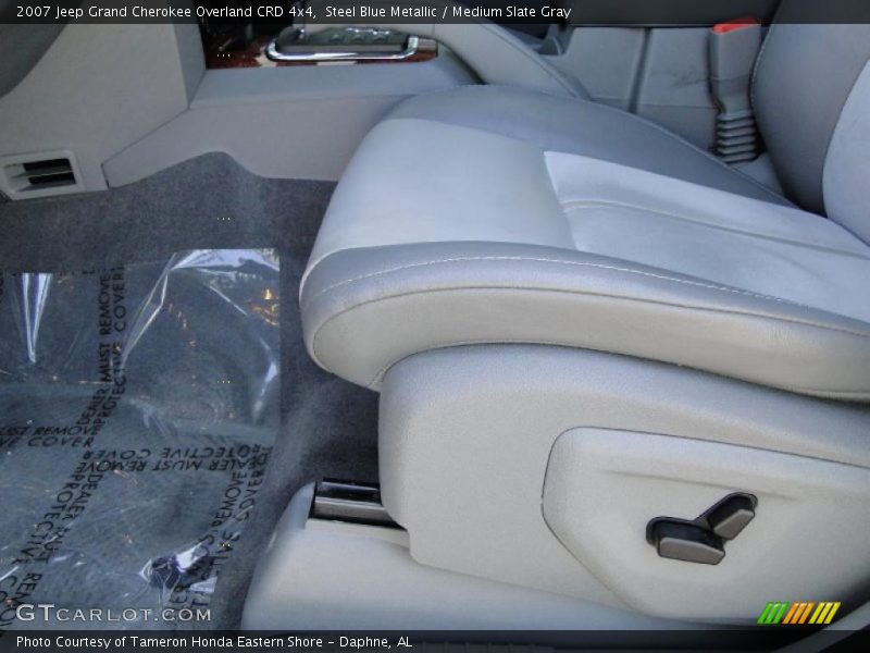 Steel Blue Metallic / Medium Slate Gray 2007 Jeep Grand Cherokee Overland CRD 4x4